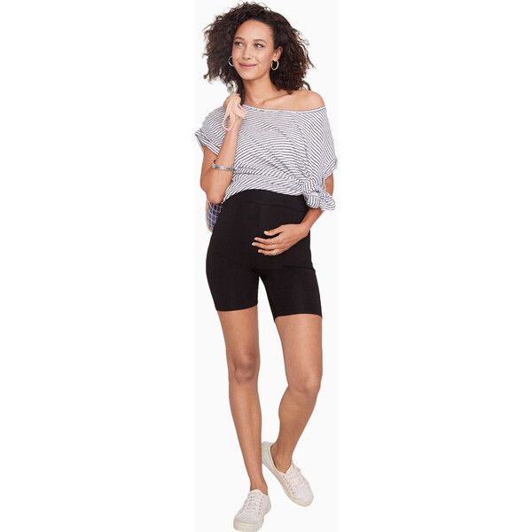 The Women's Before, During And After Bike Short, Black | Maisonette