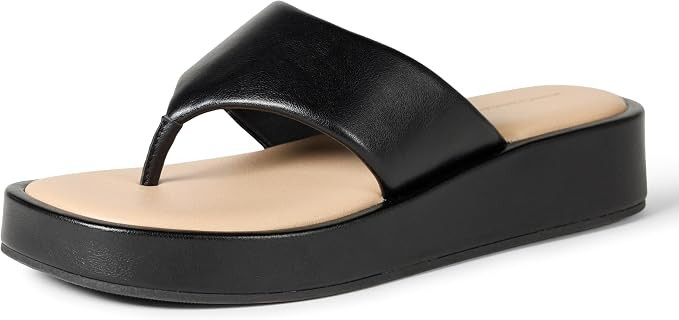 Amazon Essentials Women's Flatform Thong Sandals | Amazon (US)