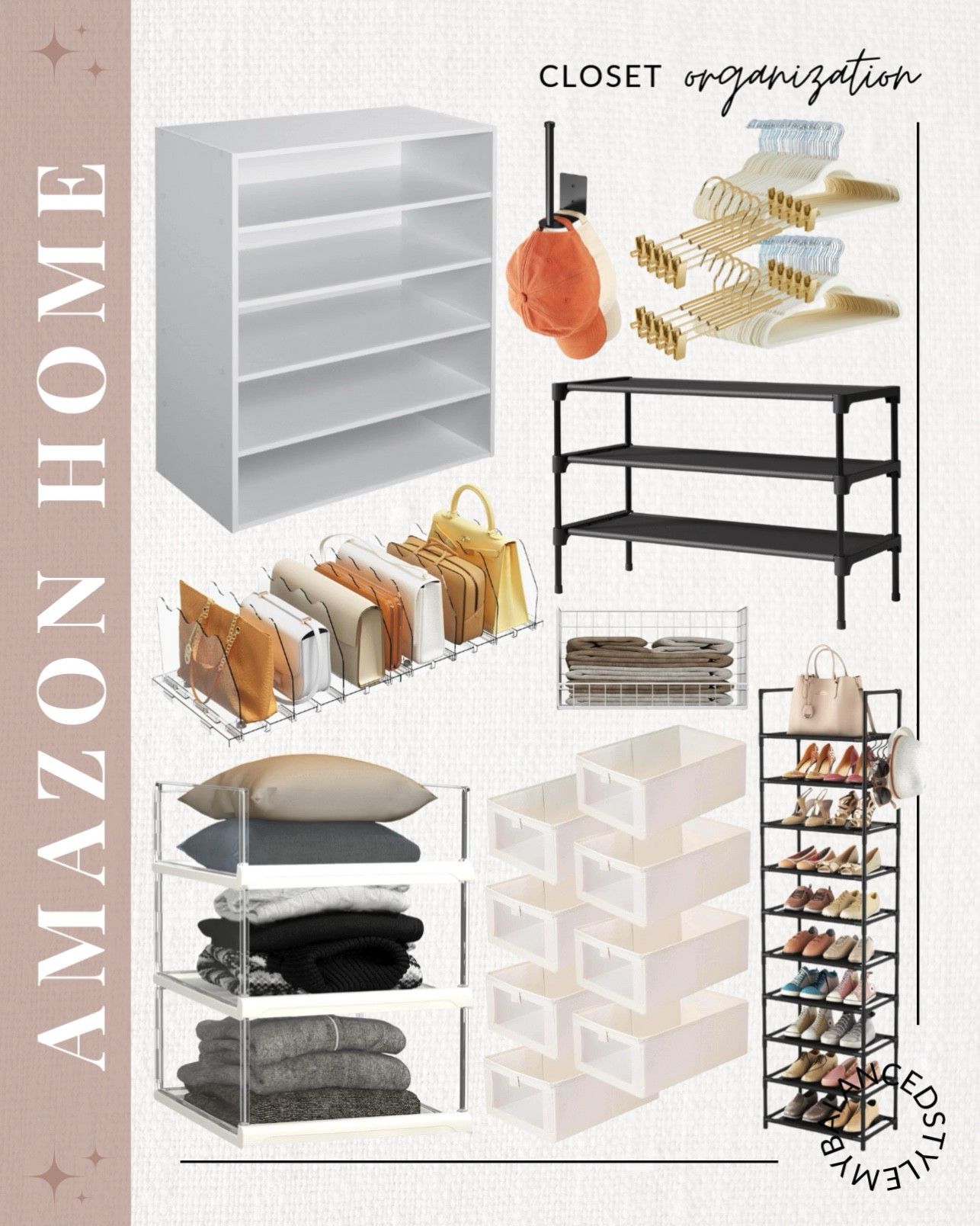 Amazon closet organization

closet storage solutions
wardrobe organization ideas
hanging closet organizers
drawer dividers for clothes
shoe storage and racks
shelf dividers for closets
minimalist closet setup
seasonal clothing organization
small closet organization hacks
aesthetic closet organization

#LTKSeasonal #LTKHome #LTKSaleAlert