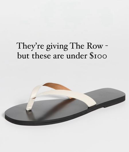 Love these flip flops under $100! 

#LTKfindsunder100