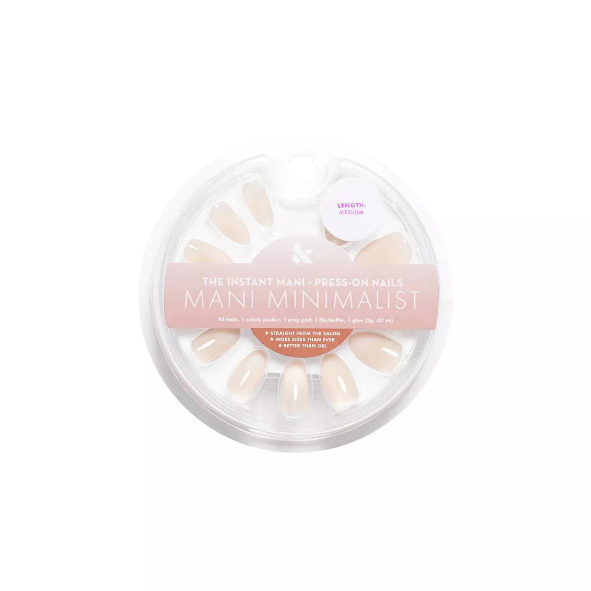 Olive & June Press-On Fake Nails - Milky Syrup Gradient - 42ct | Target