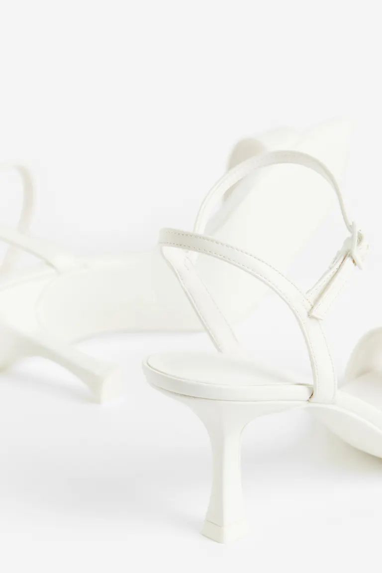 Sandals - White - Ladies | H&M | H&M (UK, MY, IN, SG, PH, TW, HK)