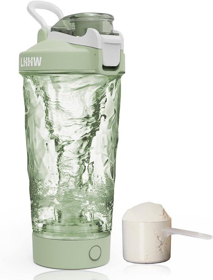 LHHW - Electric Protein Shaker Bottle，Protein Shake Blender, Cool Atmosphere Light，Powerful V... | Amazon (US)