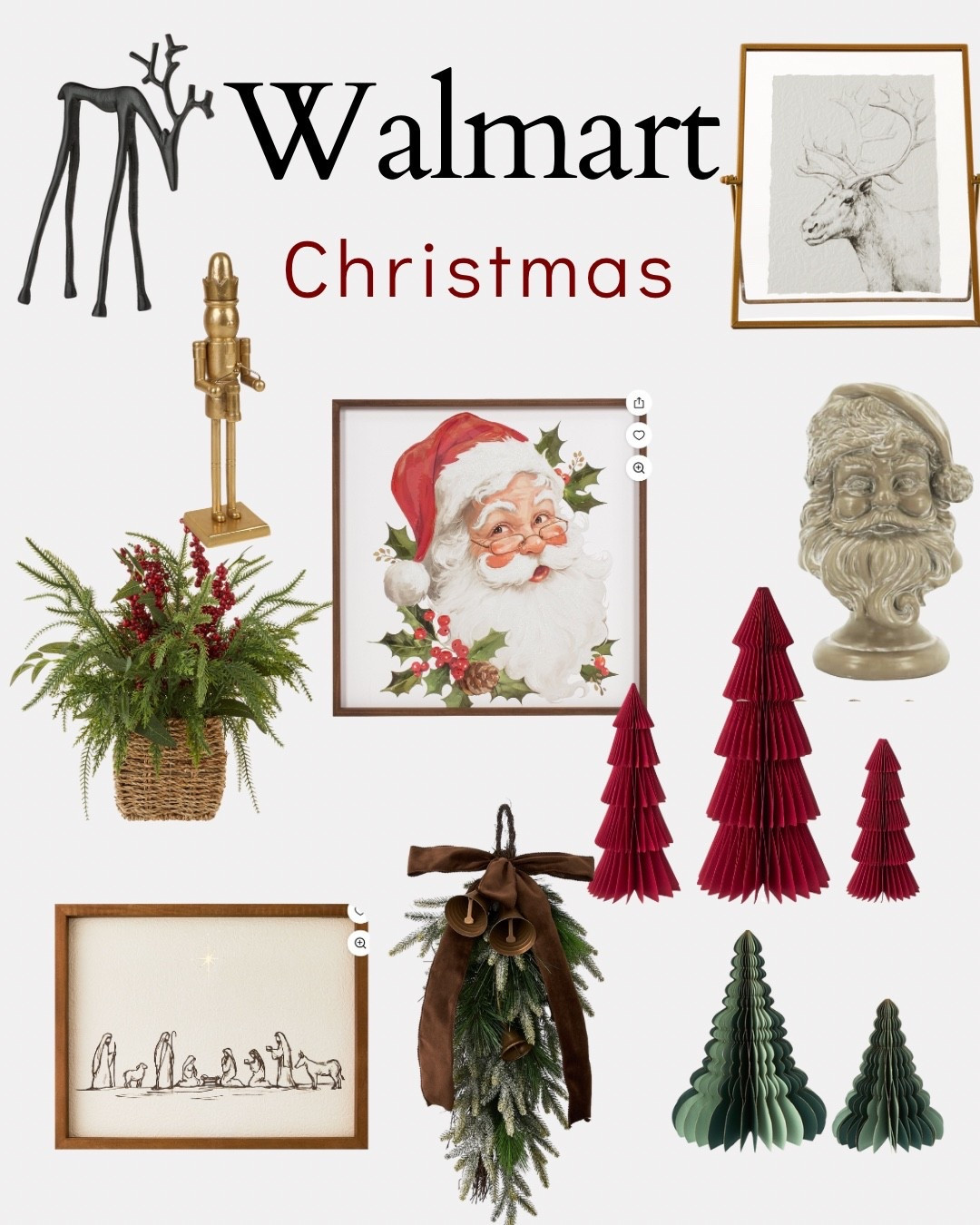 Cute Walmart Christmas decor finds!! 

#LTKHoliday #LTKSeasonal #LTKHome