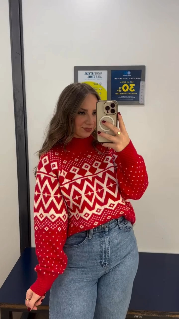Cozy fair isle sweaters are on sale at Old Navy! These are a great gift and are super soft. So many colors available too! Perfect for Christmas parties, Christmas Day with the fam, or lounging at the ski lodge over New Years.

#LTKSaleAlert #LTKHoliday #LTKFindsUnder50