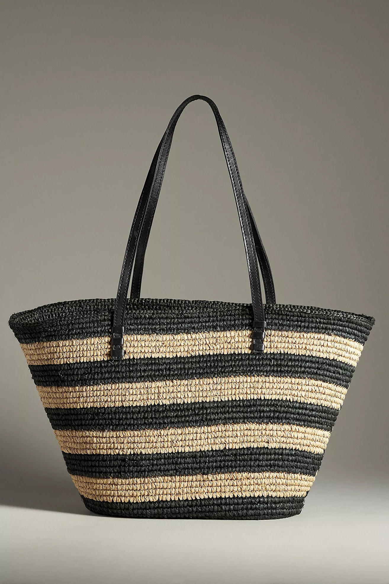 Bembien Bieno Striped Raffia Tote | Anthropologie (US)