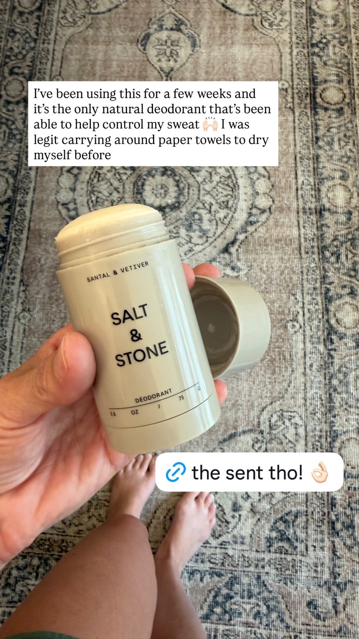 @saltandstone  I’ve been using this for a few weeks and it’s the only natural deodorant that’s been able to help control my sweat 🙌🏻 I was legit carrying around paper towels to dry myself before

#LTKBeauty #LTKmomlife #LTKOver40