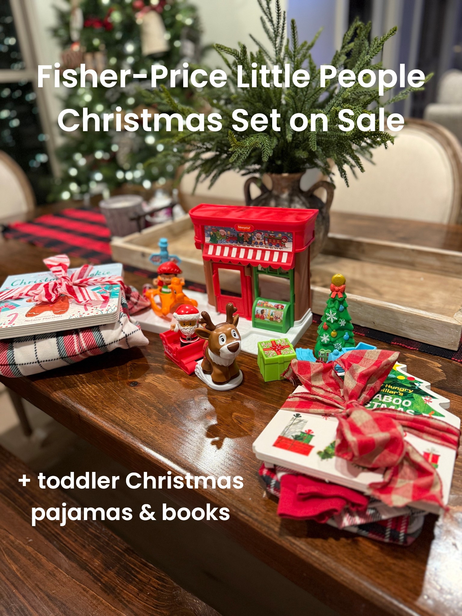 This fisher-price little people Christmas set is SO adorable for toddlers and on sale on Amazon!! Also liked the Christmas books and pajamas we got our toddlers for December 1st

#LTKHoliday #LTKGiftGuide #LTKCyberWeek