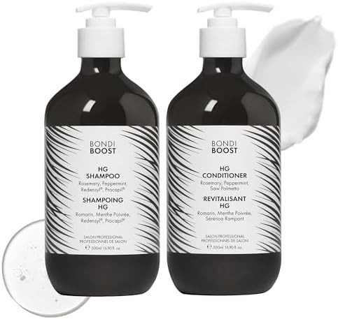 BondiBoost HG Anti-Thinning Shampoo Conditioner Set [16.90 fl oz each], Clinically Tested to Prom... | Amazon (US)