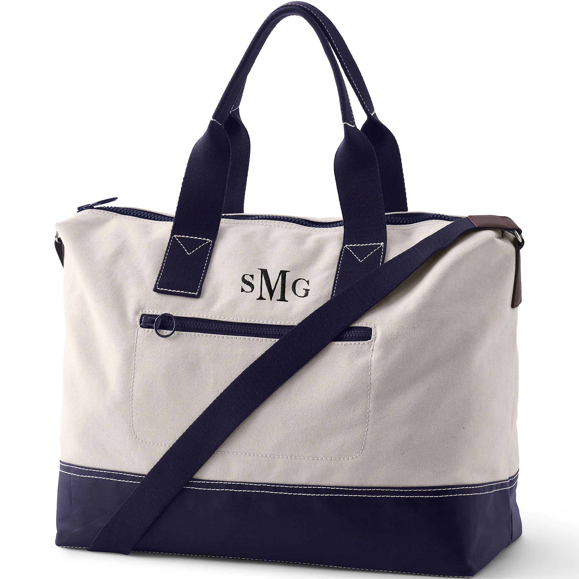 Canvas Weekender Duffle Bag | Lands' End (US)