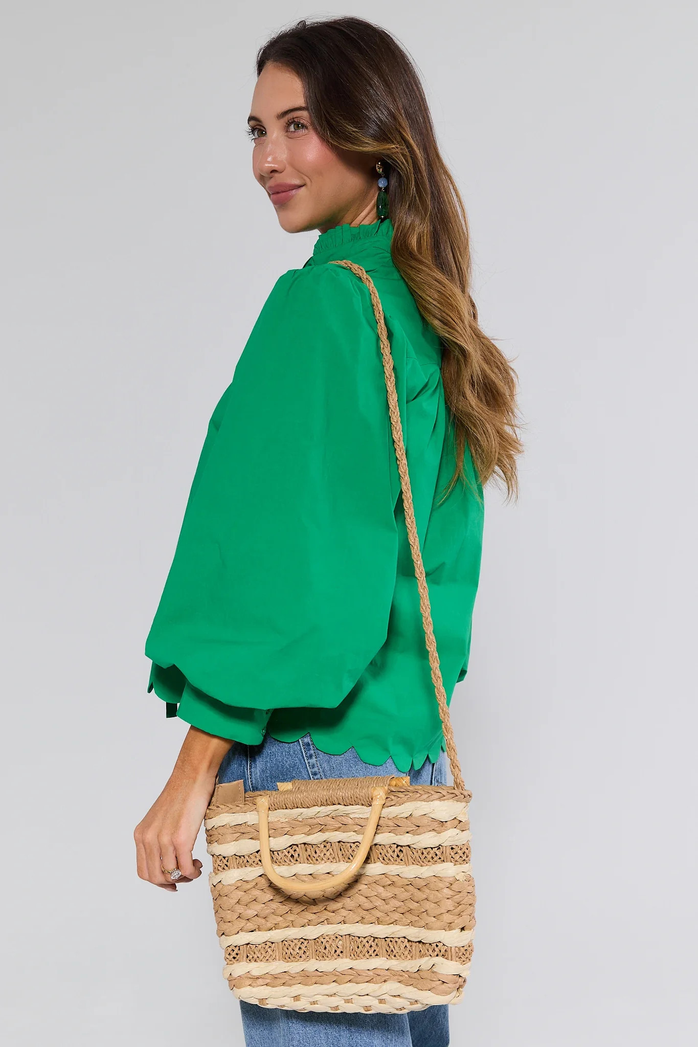 Jessie Tan Woven Tote Bag | Avara