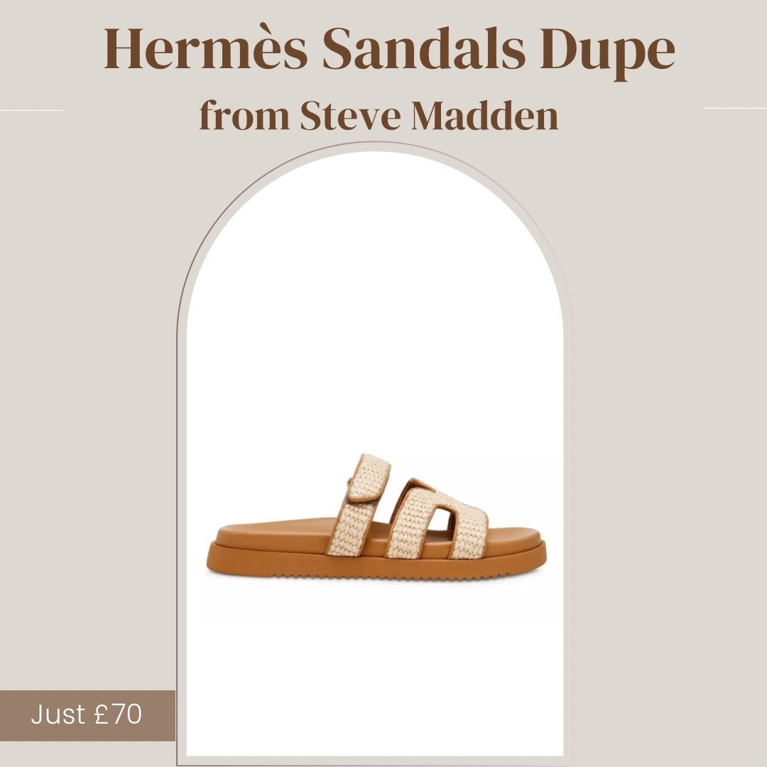 Another colour way of the Hermes style sandals.. perfect with a basket bag on the beach! 

• Beach Vacay • Vacation • Steve Madden • Hermès Chypre • Sandals • Designer Inspired • City Break • Summer • 

#LTKtravel #LTKshoes #LTKstyletip