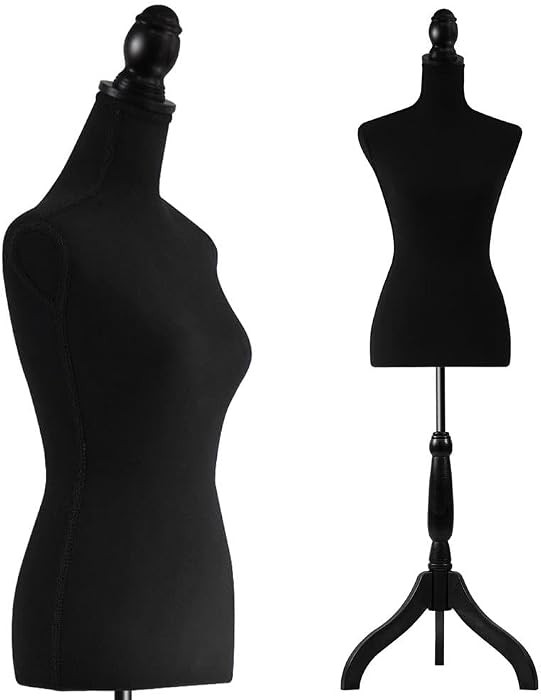 SereneLife Female Mannequin, Hanging Fashion Torso Display Form Mannequin with Hook, Adjustable T... | Amazon (CA)