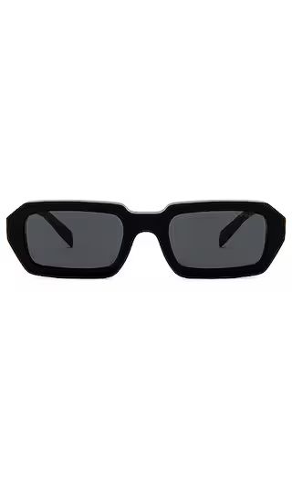Rectangular Sunglasses in Black | Revolve Clothing (Global)