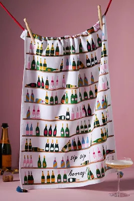 Sip Sip Hooray Dish Towel | Anthropologie (US)