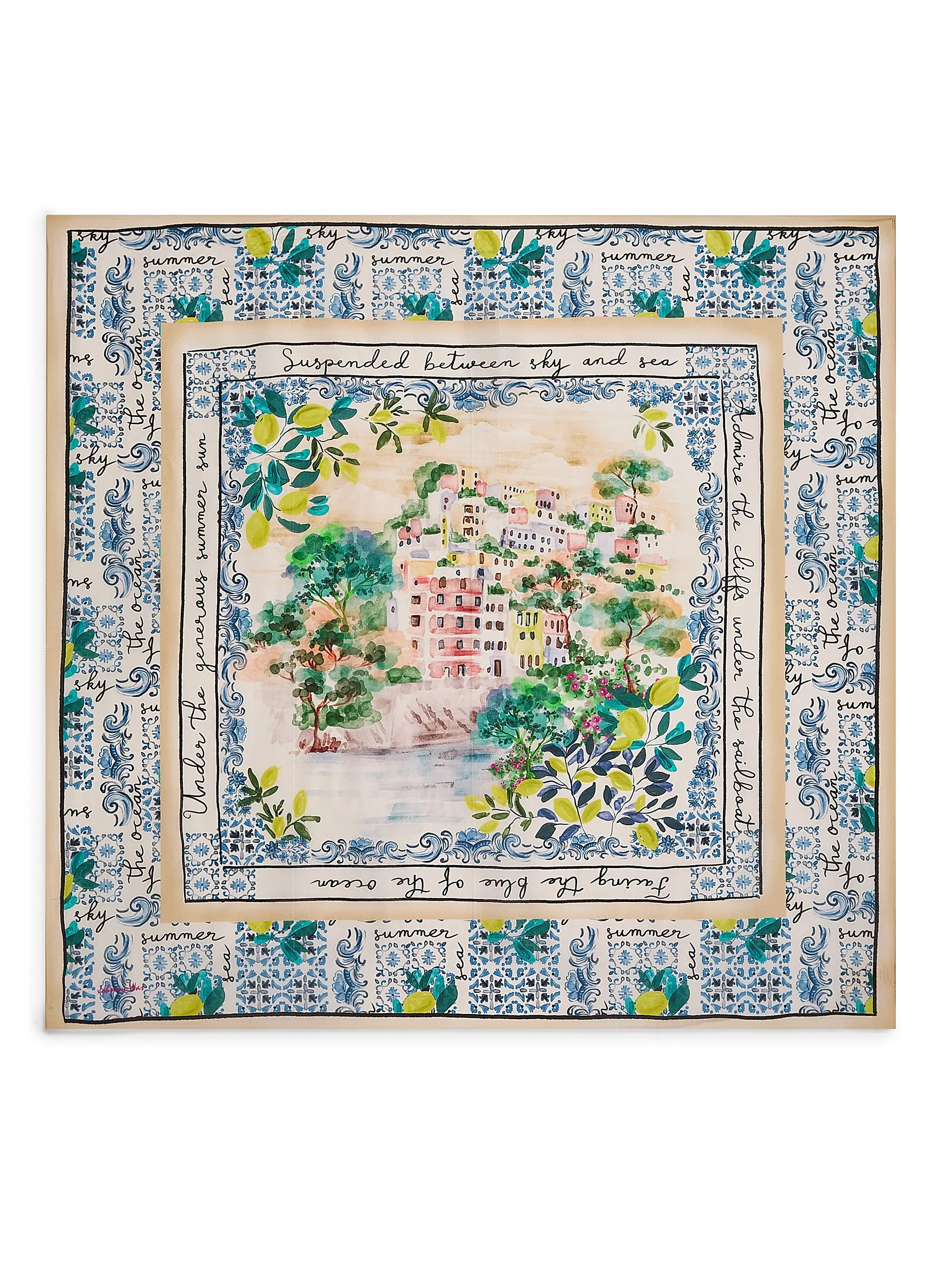 Johnny Was Olympe Silk Scarf | Saks Fifth Avenue | Saks Fifth Avenue