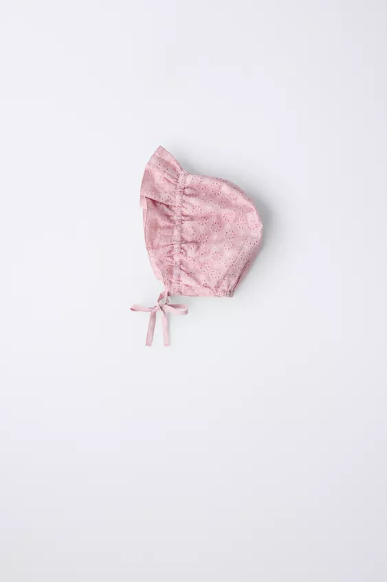 SWISS EMBROIDERY BONNET | Zara US