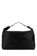 Gucci Leather Hobo Shoulder Bag — Black | Italist Inc.
