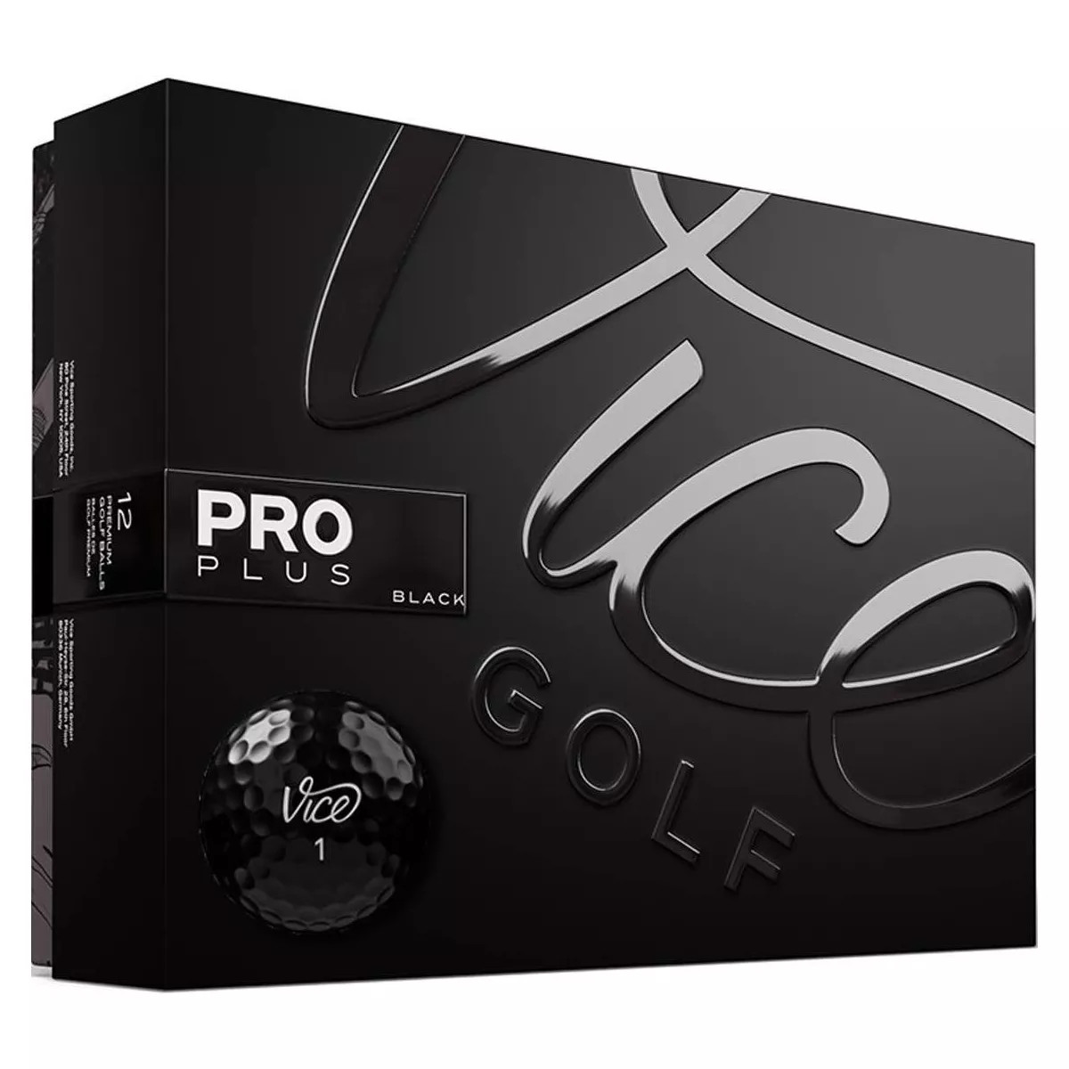 Vice Pro Plus Golf Balls Black - 12pk | Target