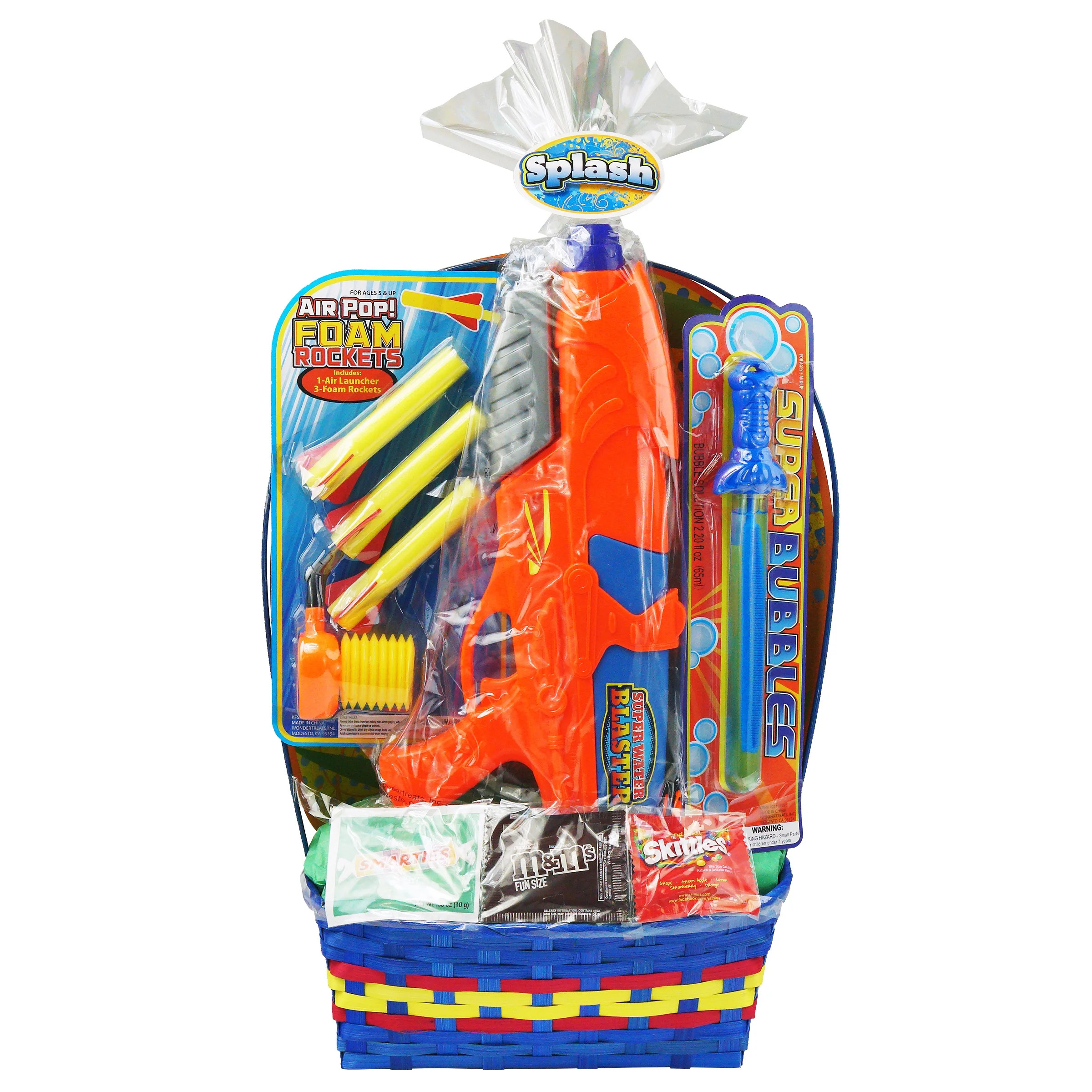 Wondertreats Splash Big Water Gun Bubble Fun Basket Easter Basket | Walmart (US)