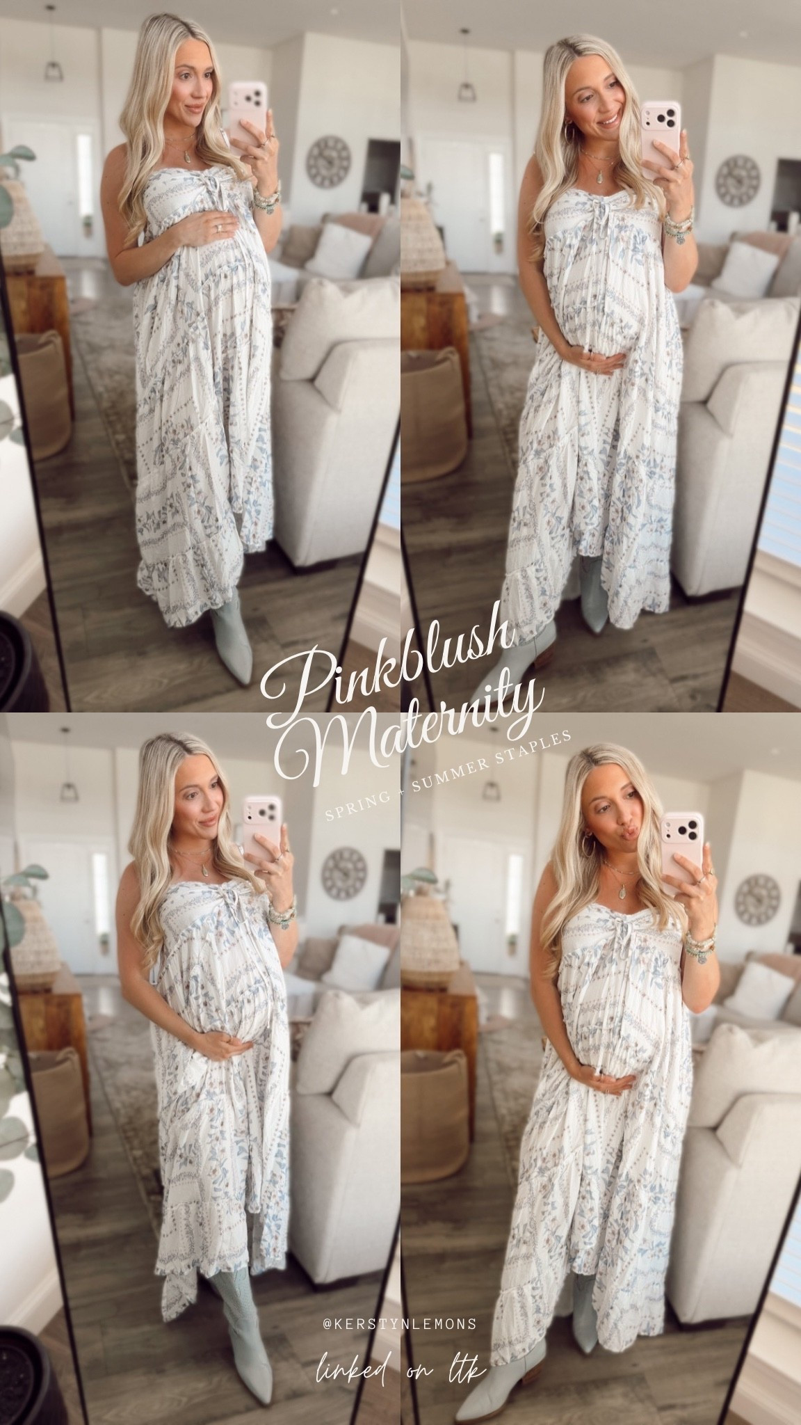 Calling all boy moms 🤍🩵 this white + blue patchwork dress is perfect for a baby boy shower moment 🧸🫧 I’m wearing a size small and love how flowy and bump-friendly it is — the soft blue tones are just everything for celebrating your little guy.

The adjustable straps + functional tie detail in the bust make it super flattering and easy to customize, especially as your bump grows 🤍

This dreamy hi-lo maxi features the prettiest patchwork ruffle details that move beautifully and keep things light + airy for spring and summer. It’s one of those dresses you can wear for your baby shower, maternity photos, babymoon, or even just a sunny day out ✨

So comfy, breathable, and effortlessly cute — just add sandals for a more casual look or dress it up for your special day celebrating baby boy 🩵

#boymom #babyboyshower #boymomstyle #maternitydress #babyshoweroutfit #momtobe #pregnancystyle #bumpstyle #maternityfashion #springmaternity #summermaternity



#LTKBump #LTKootd #LTKBaby