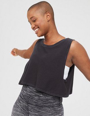 OFFLINE By Aerie Wow! Waffle Tank Top | Aerie