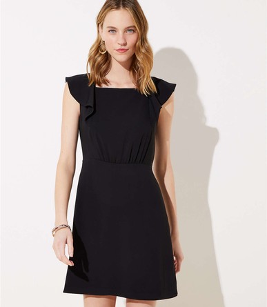 Click for more info about Ruffle Shift Dress | LOFT