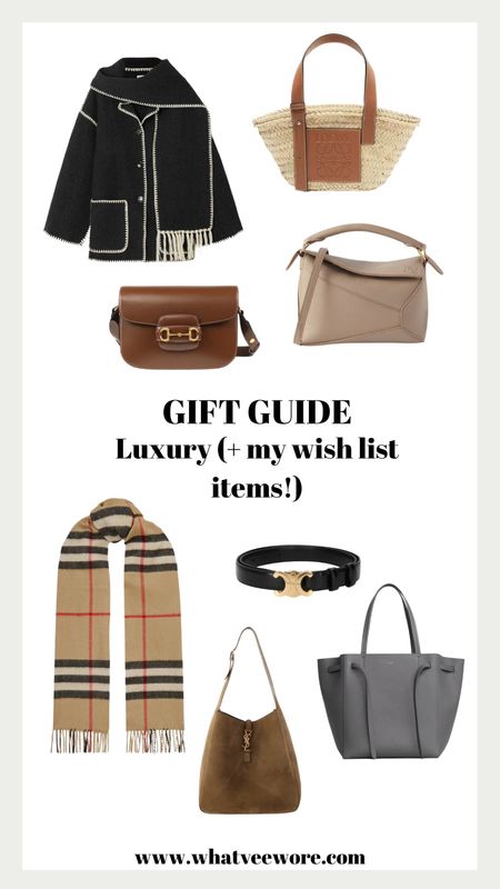Gift ideas for the luxury lover! (Including some items from my own wardrobe and items on my wish list!) 

#LTKGiftGuide #LTKHoliday #LTKHolidaySale