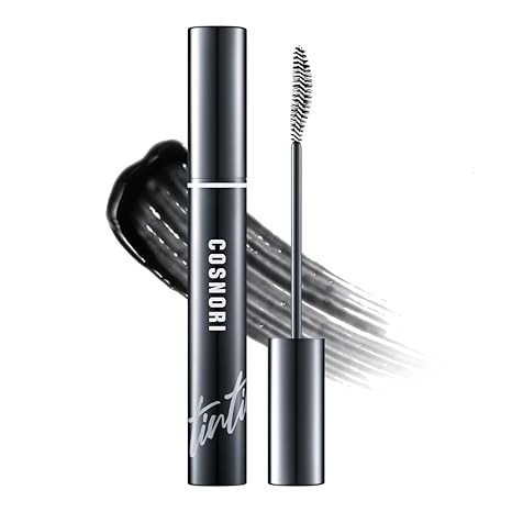 COSNORI Eyelash Tinting Serum 01 Deep Black - Korean Eyelash Boost Tinted Serum – Eyebrow Growt... | Amazon (US)