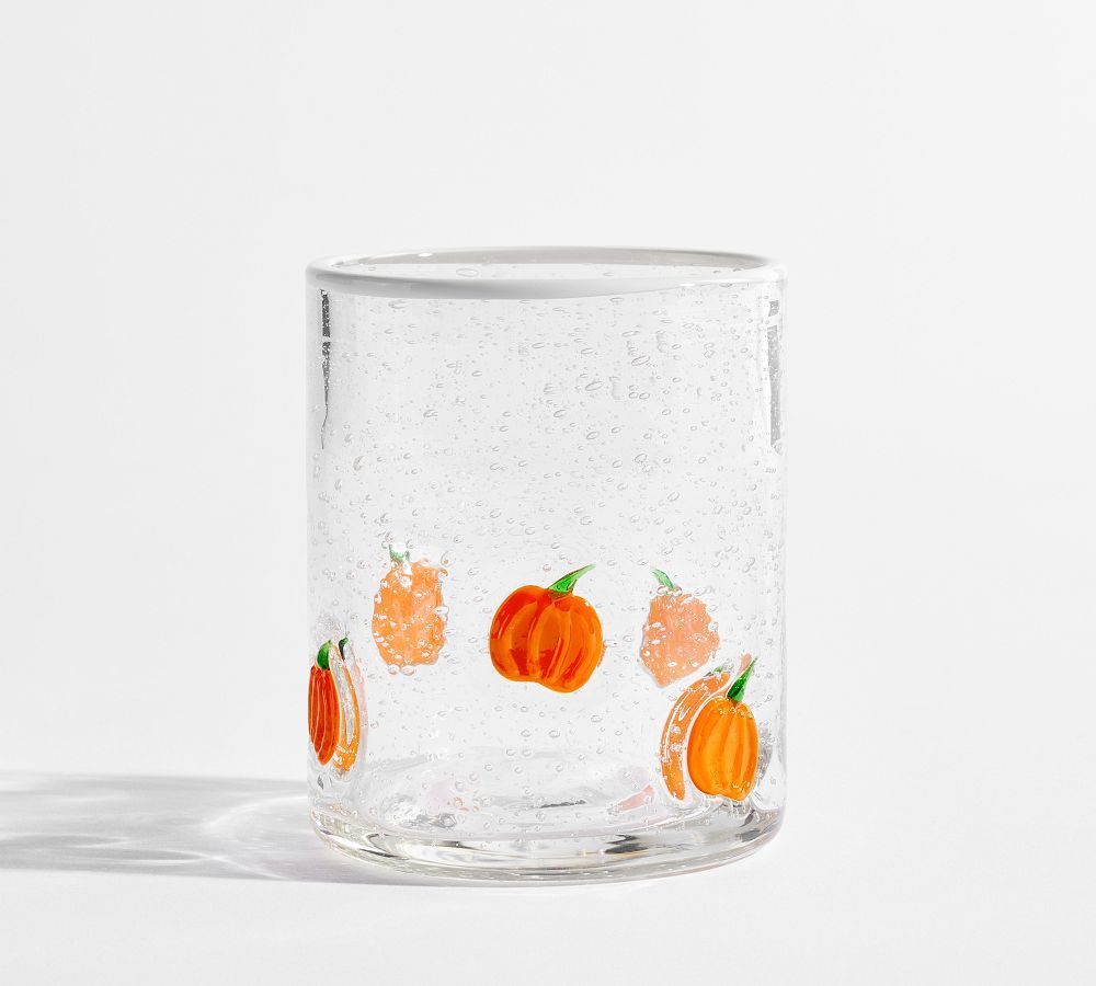 Pumpkin Icon Drinking Glasses - Set of 4 | Pottery Barn (US)