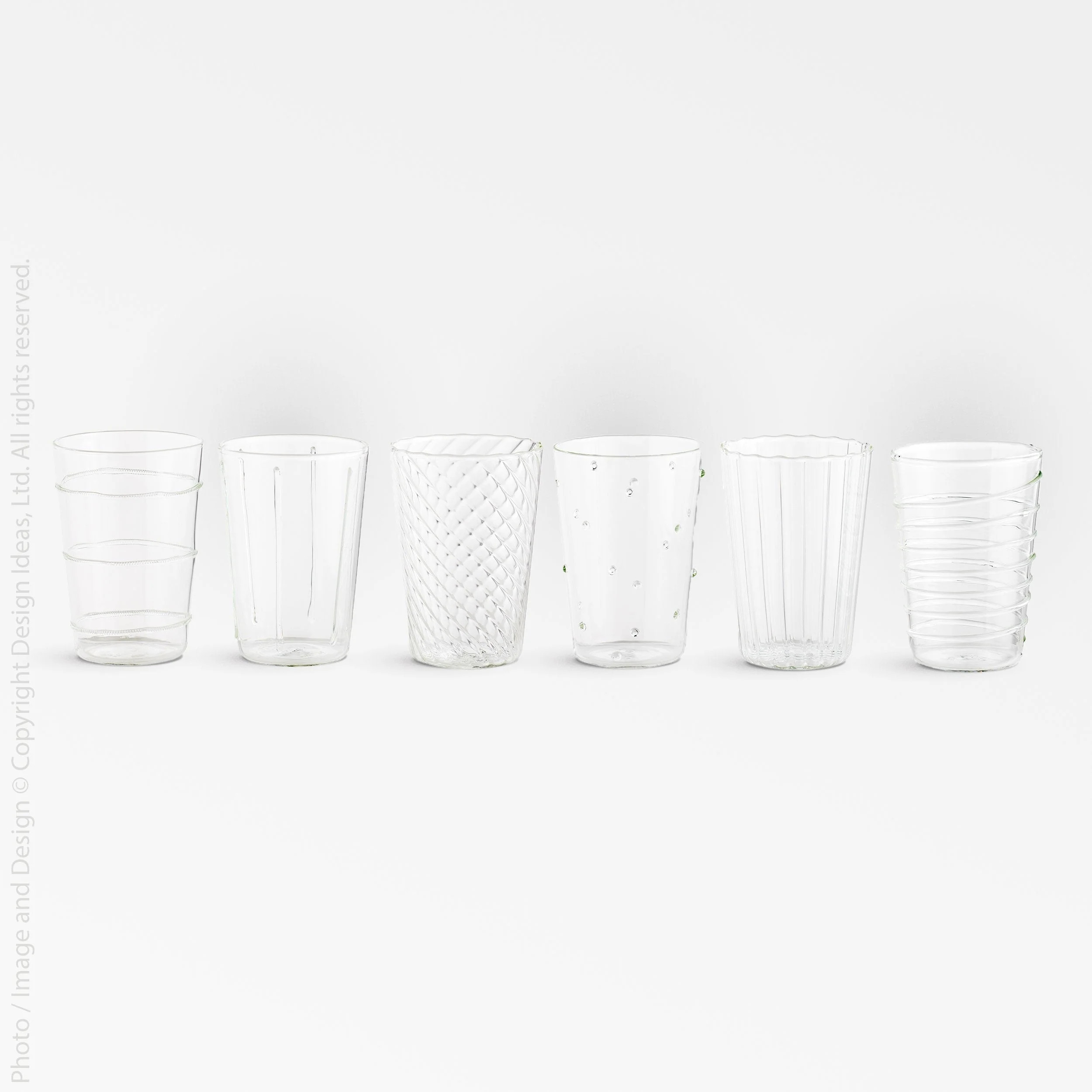 Livenza™ Borosilicate Glass Drinking Glasses (9.8 oz.: set of 6) | Texxture Home