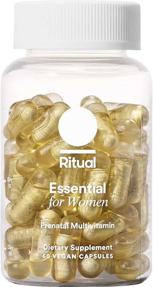 Ritual Prenatal Vitamin: Folate & Choline for Neural Tube Support, Omega-3 DHA for Fetal Brain De... | Amazon (US)