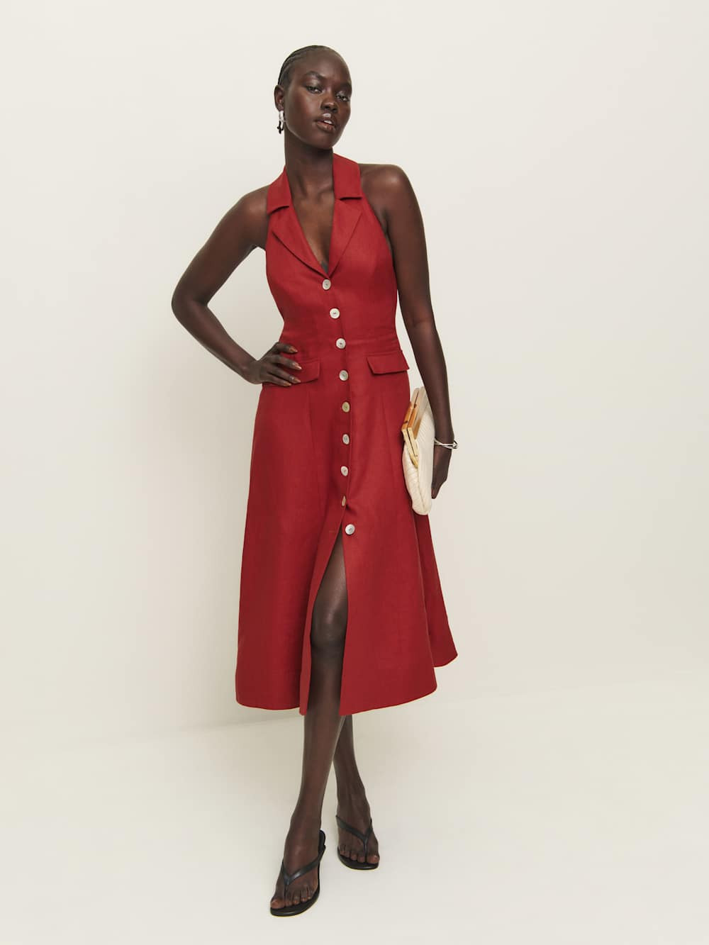 Masha Linen Dress | Reformation (Global)