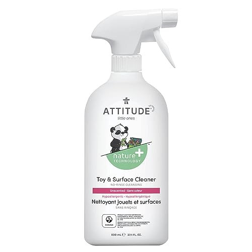 ATTITUDE Toy and Surface Cleaner, EWG Verified Multi-Surface Products, Vegan, Naturally Derived Multipurpose Cleaning Spray, Unscented, 27.1 Fl Oz | Amazon (US)