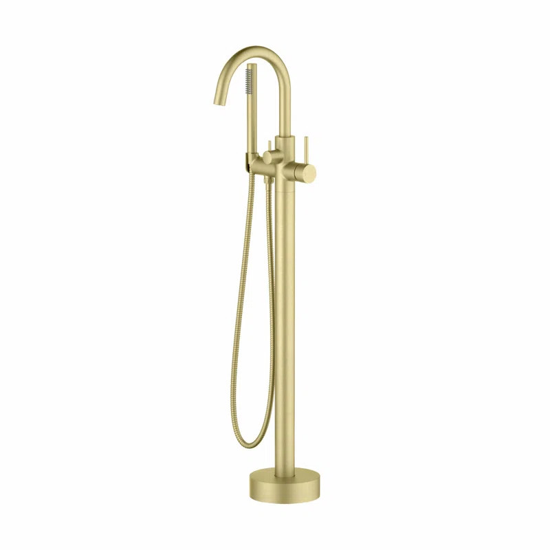 Circular Single Handle Tub Faucet | Wayfair North America