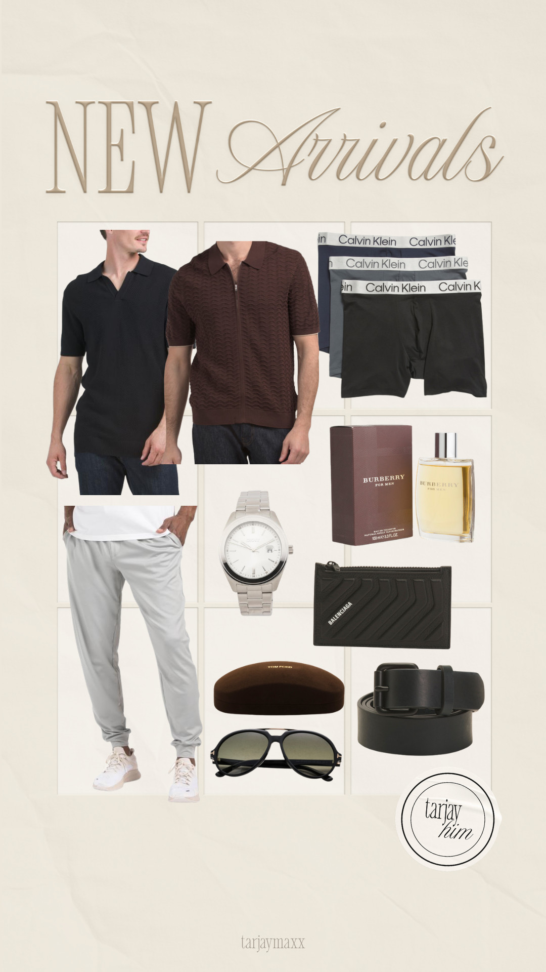 TJ Maxx men’s new arrivals are so good 👏 the knit polos, Burberry cologne, CK essentials, and neutral basics all feel expensive without the designer price tag for him!! wedding guest dress summer, summer outfits, summer dresses, country concert outfits, date night outfits, graduation guest outfits, plus size fashion, vacation outfits beach, memorial day outfit, work outfits, mens fashion finds, tj maxx mens finds, men’s summer outfits, designer inspired finds, mens essentials, father’s day gift ideas, neutral menswear 

 #LTKootd #LTKMens