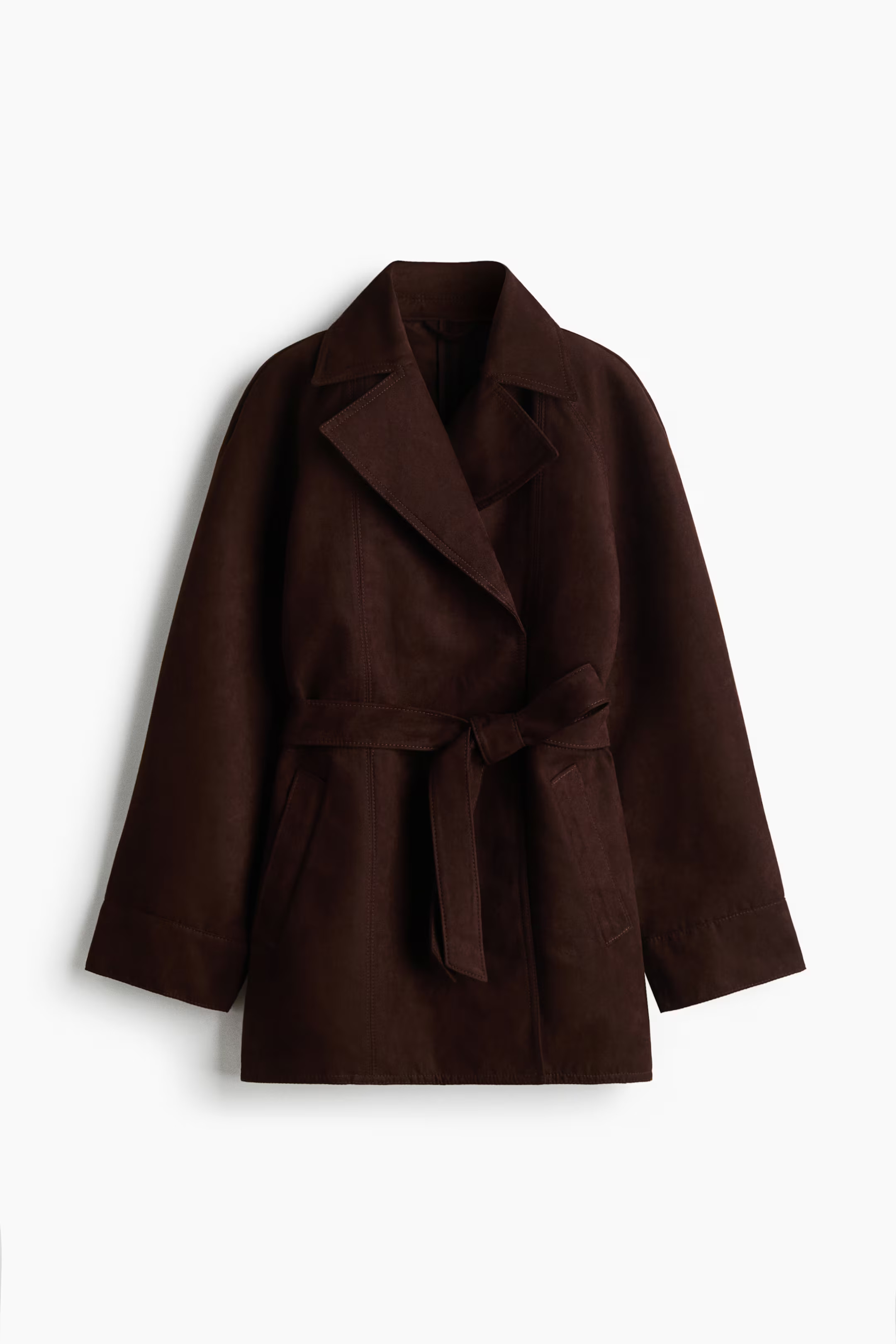 Tie-belt coat | H&M (UK, MY, IN, SG, PH, TW, HK)
