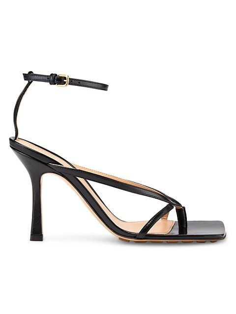 Stretch Leather Sandals | Saks Fifth Avenue