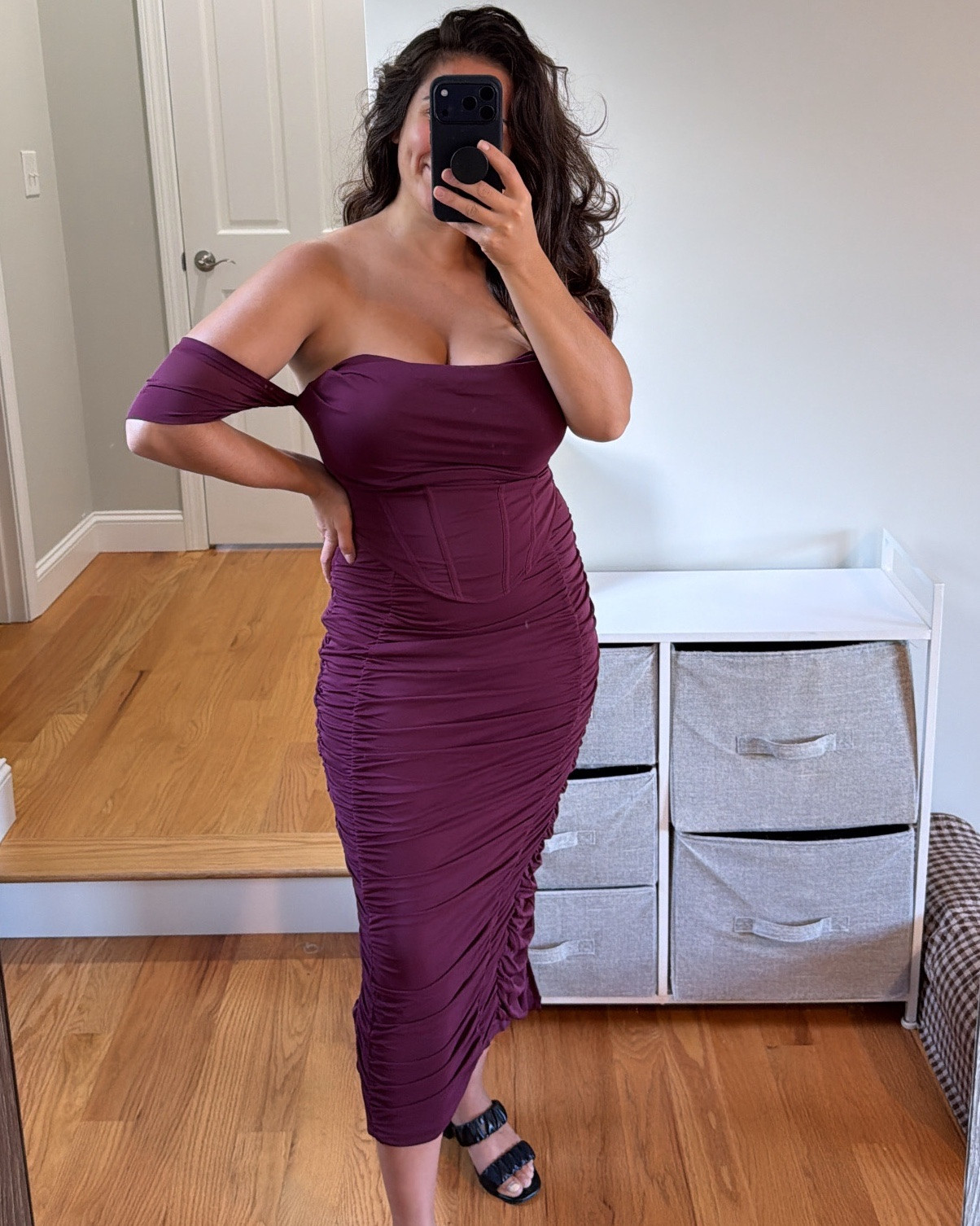Burgundy/deep red corset style off the shoulder midi dress with ruching - perfect wedding guest dress 

#dress #mididress #corset #corsetdress #wedding #weddingguest #weddingguestdress #guestofweddingdress #guestofwedding #burgundy #offtheshoulder #bodycon #bodycondress #ruched #rucheddress #amazon #amazonstyle #amazonfashion #ltkfind #fall #falldress #fallfashion #fallstyle #womens #formaldress #semiformaldress #shopltk 

#LTKWedding #LTKFindsUnder50 #LTKStyleTip