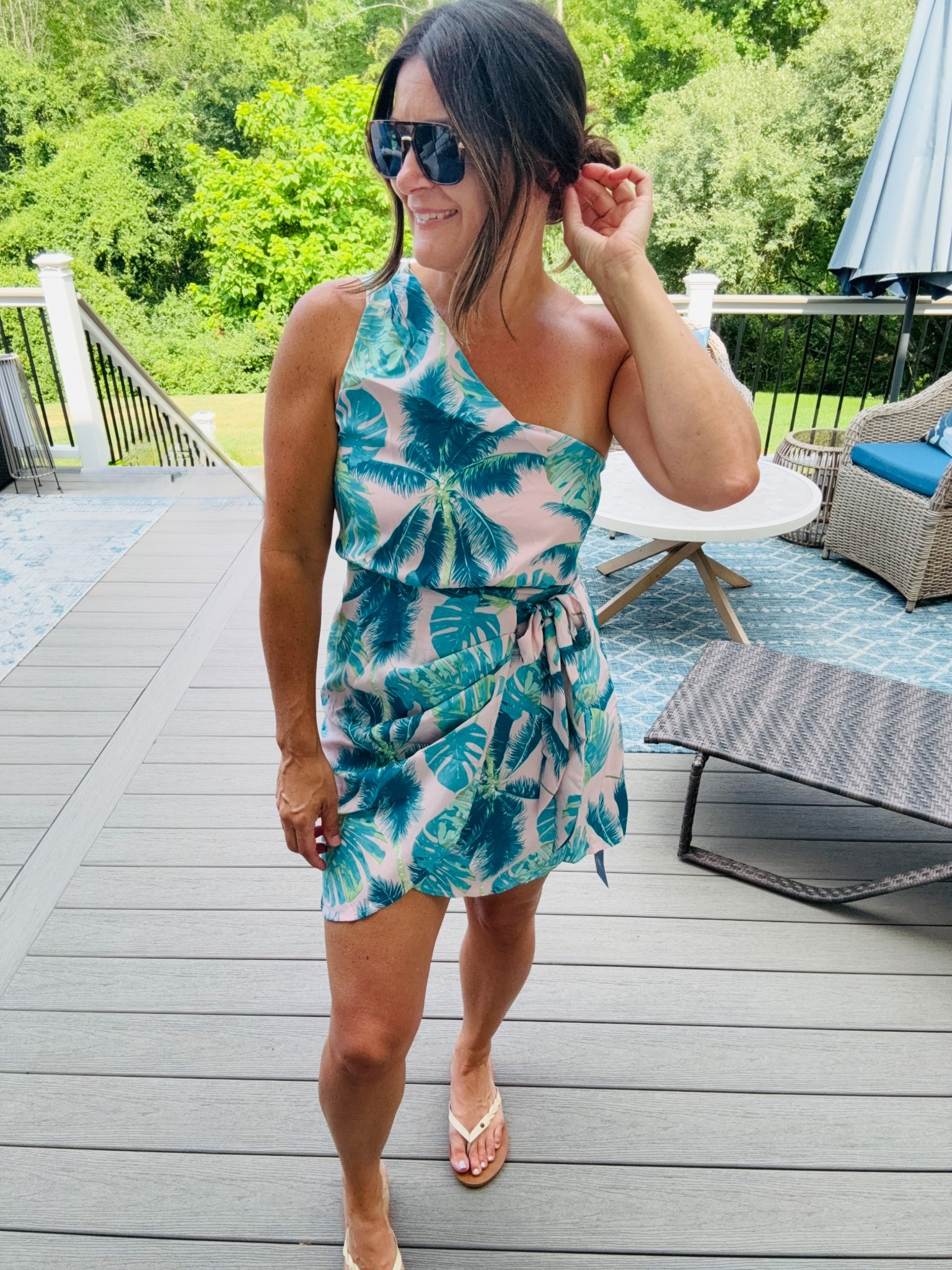 Cupshe Summer mini dress. Wearing a small  

#LTKOver40 #LTKFindsUnder50