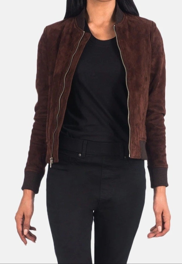 Brown suede jacket for spring.Can be tailored for your height and size which makes it petite-friendly

#LTKPetite #LTKMidsize