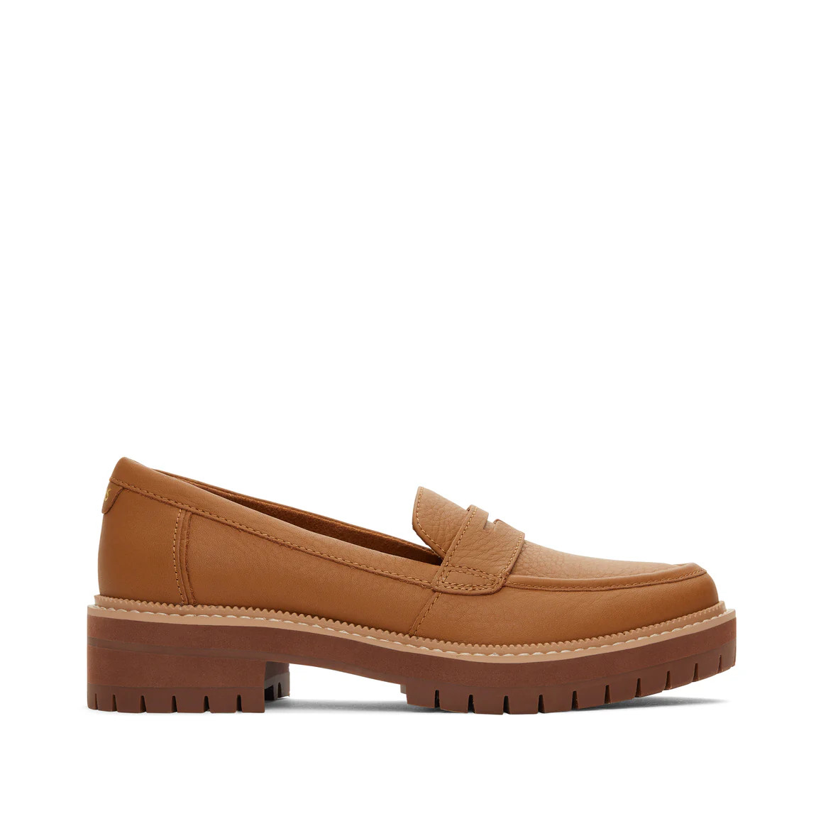 Cara Tan Leather Loafer | Toms EMEA