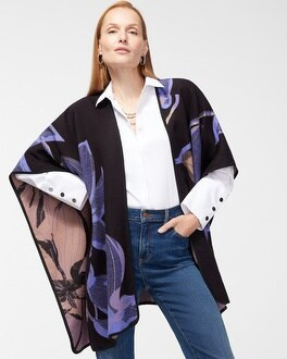 Floral Print Ruana | Chico's