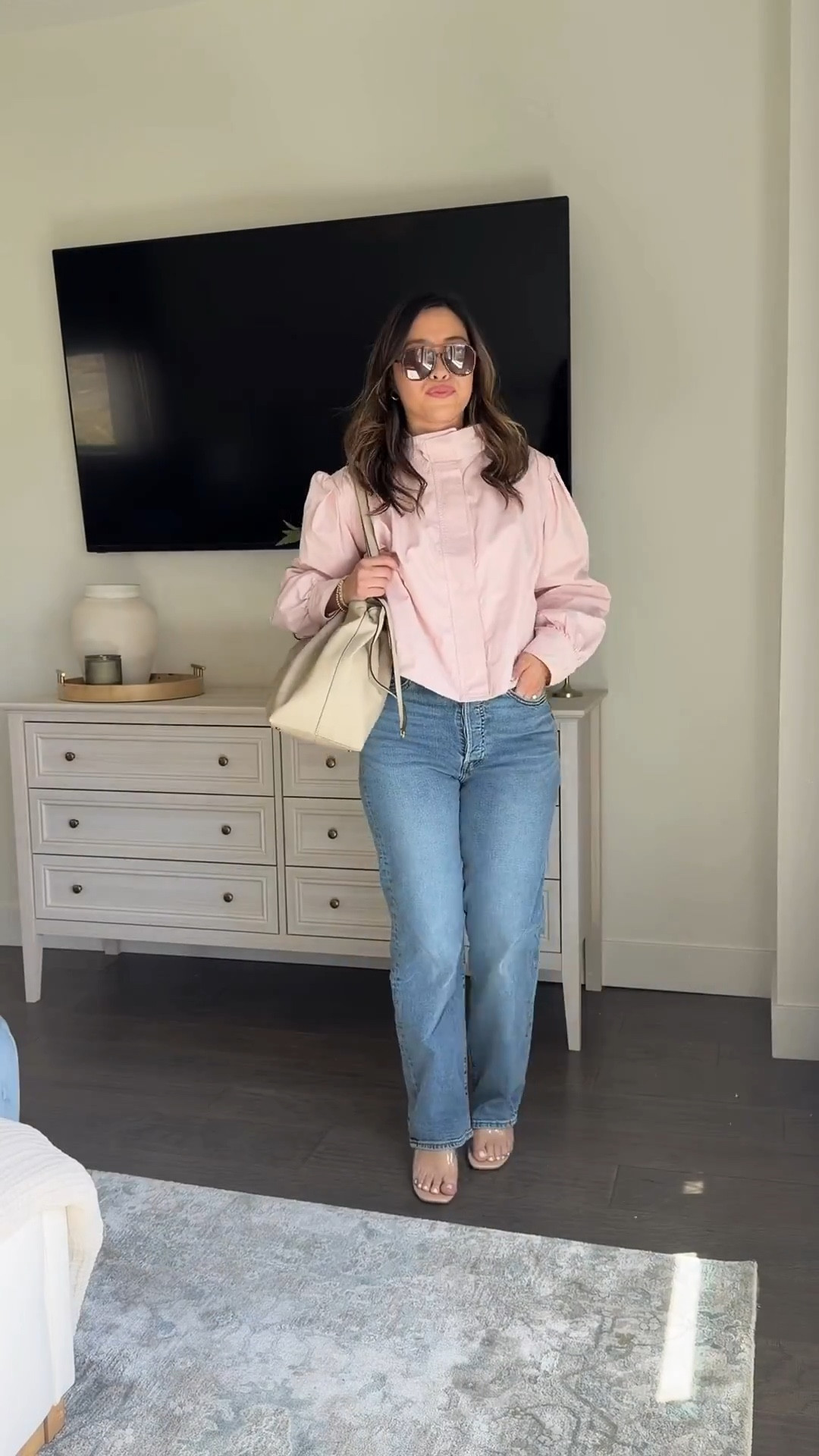 Vici spring outfits, bomber jacket, bubble jacket, pink jacket, jeans, casual outfit, spring fashion, tcs, cool mom outfit 

Code: SANDY35

#LTKSeasonal #LTKootd #LTKmomlife