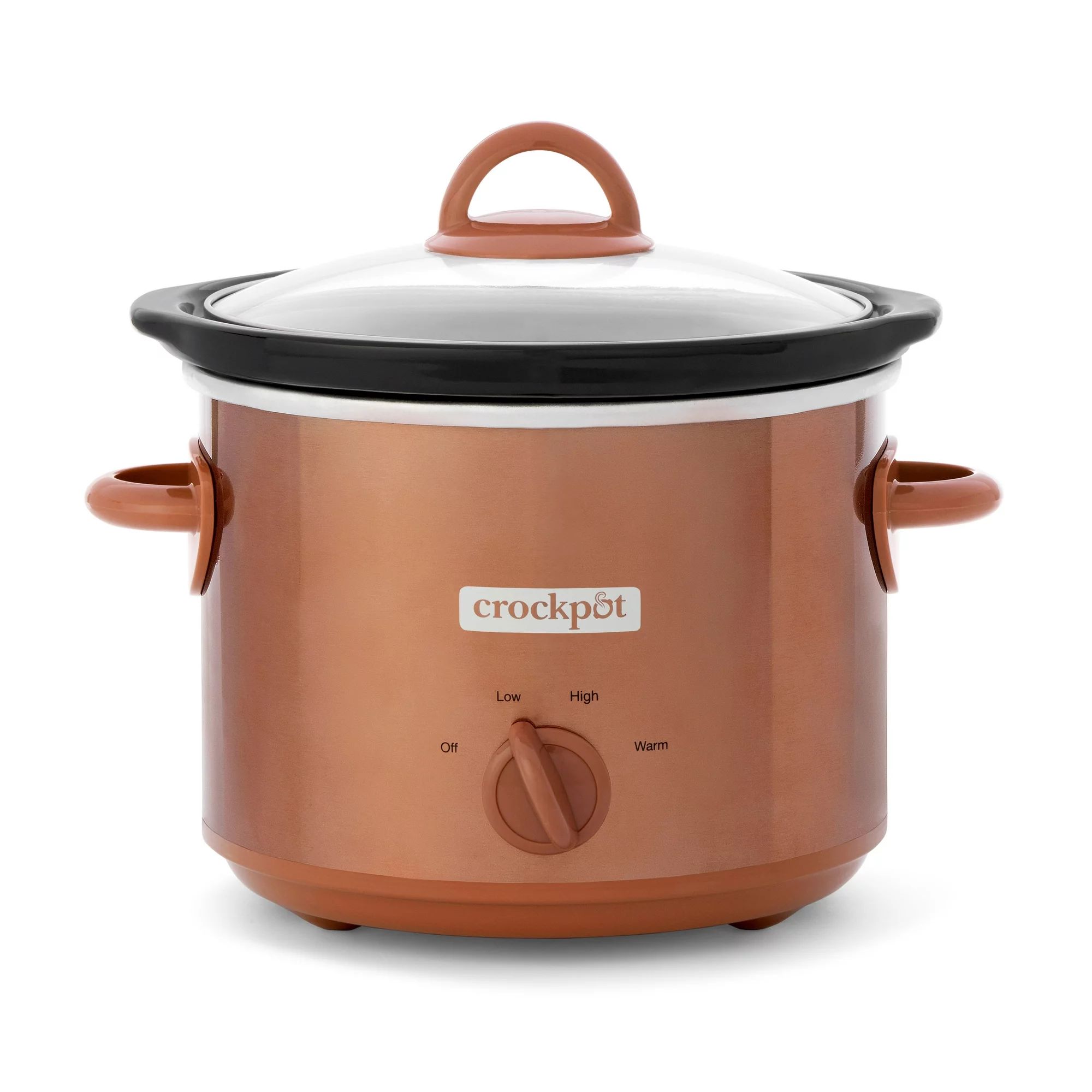 Crockpot Design Series 3-Quart Manual Slow Cooker, Copper | Walmart (US)