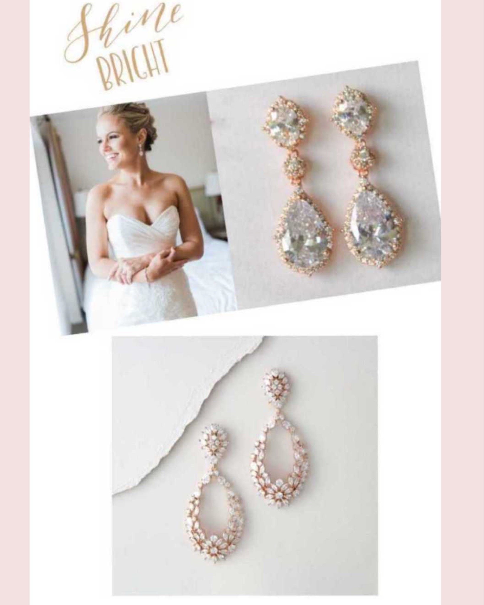 Beautiful options on Etsy for wedding earrings.

Wedding earrings. Bridal earrings. Crystal earrings. Gold earrings. Bride earring. Wedding accessories. Bridal accessories. 

#LTKSeasonal #LTKWedding