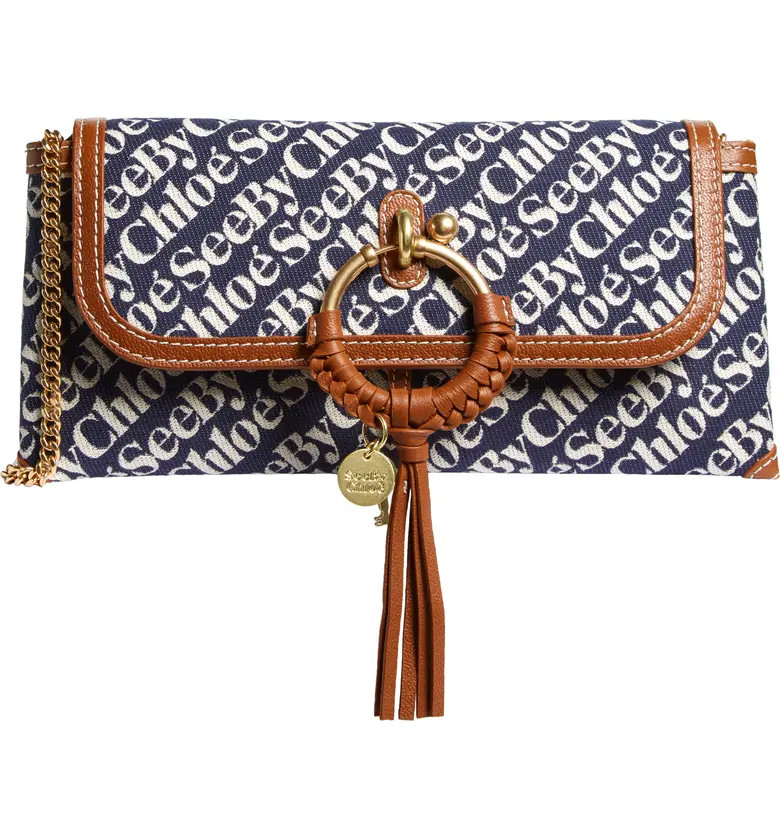 See by Chloé Joan Logo Print Shoulder Bag | Nordstrom | Nordstrom