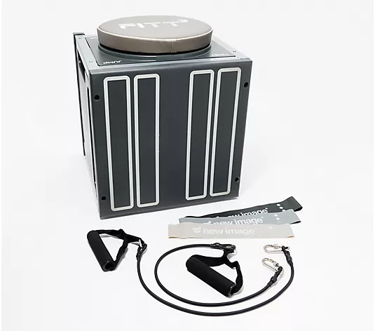 FITT CUBE Compact Multi-Gym w/ 2 Cords & 3 Bands | QVC