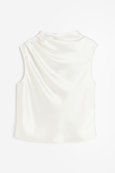 Draped Satin Blouse | H&M (US + CA)
