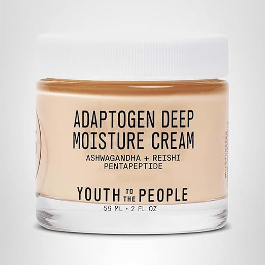 Youth To The People Adaptogen Deep Moisture Cream, Fragrance-free Face Moisturizer, Squalane, Ash... | Amazon (US)